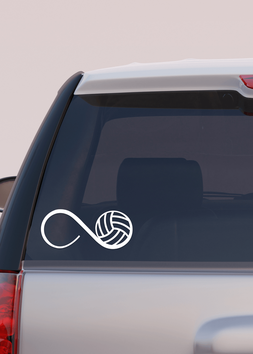 Volleyball Infinity Symbol Vinyl Decal